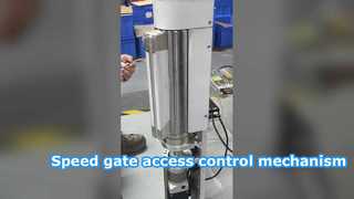 Speed-Gate-Zugangskontrollmechanismus-Kit aus Edelstahl.