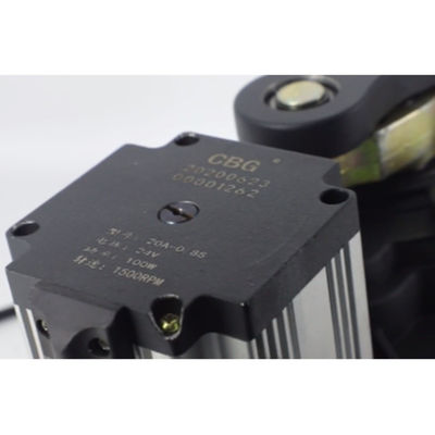 kaufen 24 V 120 W Boom Barrier Mechanismus mit 2000 RPM DC Bürstenloser Motor und 17 RPM Ausgangsgeschwindigkeit für Parkplätze on-line-Fertigung
