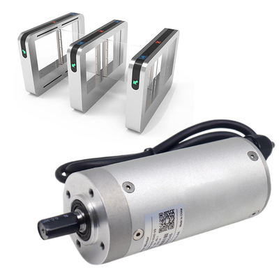 24 V Gleichstrom-Servomotor 100 W 2400 Linienkoder Ausgangsdrehmoment 9,4 nm für Schwingbarriere Tor