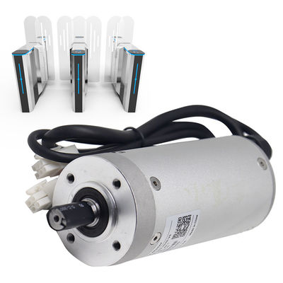 59 mm Flansche 24 V Gleichspannung 100 Watt Niedertemperatur-Widerstandsgetriebe integrierte Servomotor, 23 Nm Max-Torque 2400-Line-Encoder-Feedback, Drehscheibe Geschwindigkeit Gate Barrier Gate Antriebsmotor